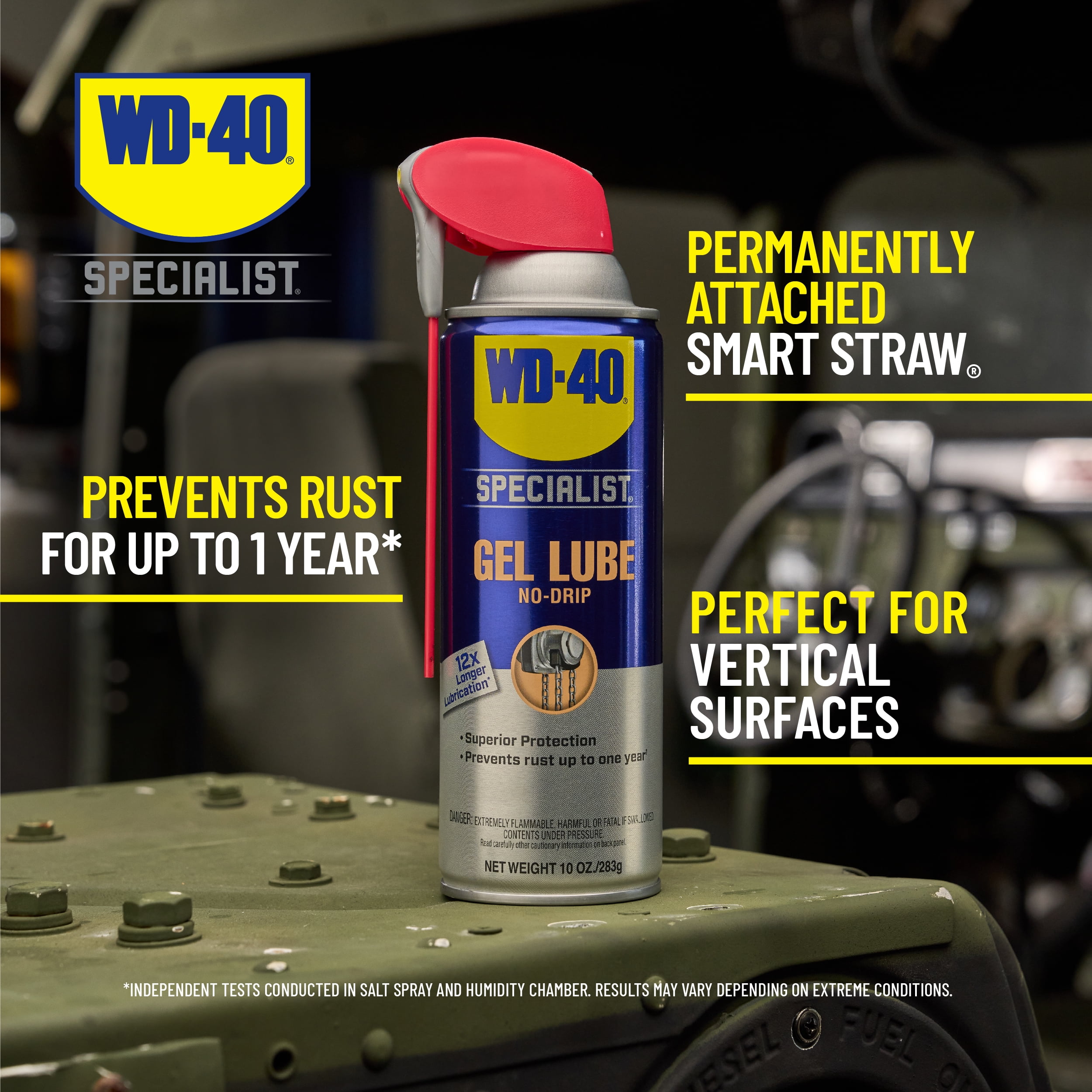 (6 pack) WD-40 Specialist No-Drip Gel Lubricant, 10 oz