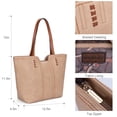 thumbnail image 3 of Bolso de mano Montana West MWC-118KH de cuero vegano para mujer, 3 of 6