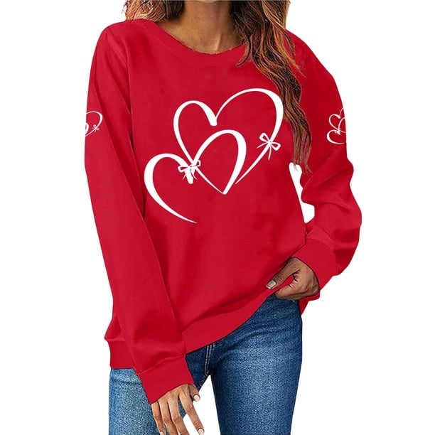 Camiseta de Manga Larga Deportiva Casual con Cuello Redondo Impreso con Hoja para Camiseta Extra Larga