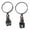 Black, variant on Universal 360 Rotating Scooter Cycle Round Bike for Kickscooter Models G30 G3 ZT3 Pro F3 E3