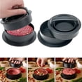 thumbnail image 3 of Burger Press, Hamburger Press Patty Maker, 3 In 1 Non-Stick Meat Beef Burger Mold, Patty Press for Stuffed Burgers, Beef Burger, Dishwasher Safe., 3 of 8
