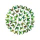thumbnail image 4 of 200 pegatinas de pared de mariposas, calcomanías de pared de mariposas, mariposa rústica práctica Verde, 4 of 9