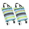 thumbnail image 2 of GOOHOCHY 2 bolsas de compra reutilizables con ruedas y plegables., 2 of 8