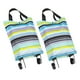 thumbnail image 2 of GOOHOCHY 2 bolsas de compra reutilizables con ruedas y plegables., 2 of 8