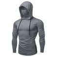 thumbnail image 4 of Bibifish Hoodies For Men Fall Fashion Tight Fit Hoodies With Face Mask Trendy Lightweight Breathable Outdoor Athletic Sun Shirts, 4 of 4