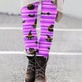 thumbnail image 2 of Teyfeniy Halloween Leggings for Women Elasti High Waist Fahion Print Tight Yoga Yoga Pants Holiday Costume, 2 of 5