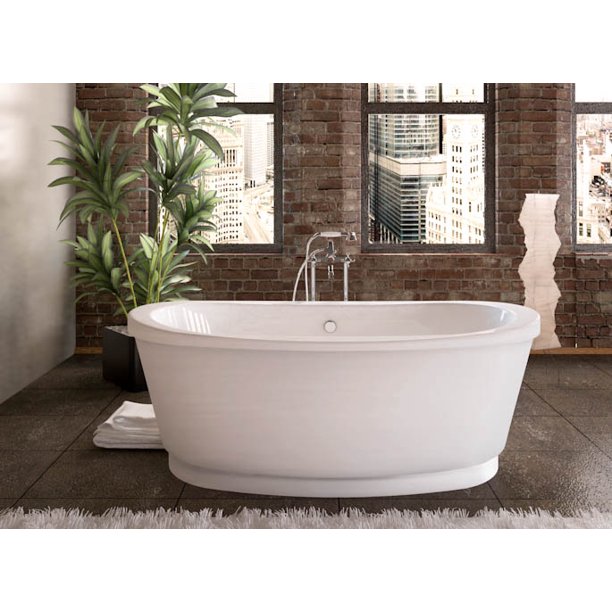 Atlantis Tubs 3666A Allure 36 x 66 x 24 Inch Freestanding Soaking