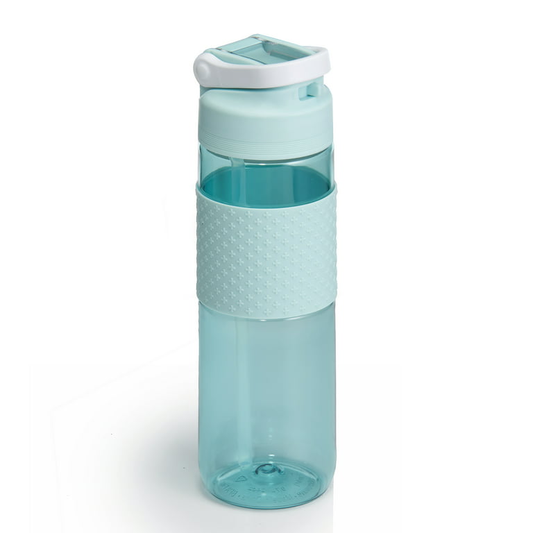 Soma - V.2 Glass Water Bottle with Easy Grip Protective Sleeve Mint - 17  oz. 