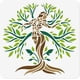 thumbnail image 1 of Plantillas de estarcido de pared Árbol de la Vida de 11,8" x 11,8", Mandala Mujer Árbol Plantillas de plástico reutilizables, 1 of 9