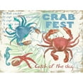thumbnail image 3 of Phillips, Anita 24x19 Black Modern Framed Museum Art Print Titled - Crab Fest - Beige, 3 of 5