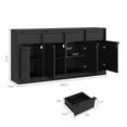 thumbnail image 2 of Modern Multi-Size Sideboard Buffet Cabinet - Wood Grain Panels & Drawer Storage, Perfect for Kitchen/Dining Room, 2 of 7
