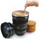 thumbnail image 2 of Taza de café con forma de cámara Taza con forma de lente de cámara Café Leche Agua Taza con forma de cámara Taza de acero inoxidable con forma de lente Taza Vaso, 2 of 4