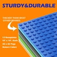 thumbnail image 2 of Baseplate Set - Compatible with Lego - 12-Pack, 10 x 10 in, Nature Theme - Stackable Baseplates for Building Bricks, 2 of 6