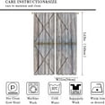 thumbnail image 2 of Rustic Wooden Curtains Vintage Barn Door Farmhouse Cottage Barn Door Pattern Decorative Curtains Country Living Room Style Printed Curtains 42x63 inches, 2 of 6