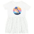 thumbnail image 3 of Inktastic Bluebird Bird Lover Birdwatcher Girls Toddler Dress, 3 of 5