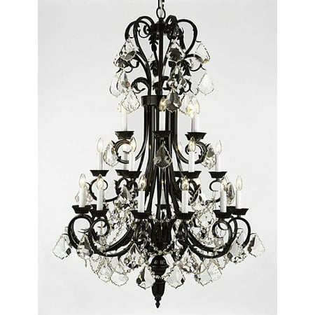 Versailles 24 Light Chandelier - Harrison Lane Versailles 24-Light Crystal Chandelier