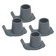 thumbnail image 1 of 4 Piezas De Esquís De Deslizamiento Para Andador, Accesorios De Ayuda Para La Movilidad De Deslizadores De Esquí Para Andador Universales De Goma, Reemplazo De Pies De Andador,, 1 of 7