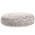 thumbnail image 3 of Jaxx 6 Foot Cocoon - Large Bean Bag Chair for Adults, Premium Luxe Faux Fur - Silver Fox, 3 of 8