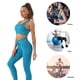 thumbnail image 3 of 2 uds. Conjunto de ropa deportiva para mujer, traje de ropa deportiva portátil sin costuras para deportes de gimnasio Hugtrwg  Para estrenar, 3 of 7