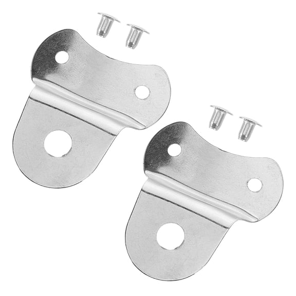 Hemoton 1 Set Universal Stainless Steel Water Bucket Handle Rivet Connector Thickened Bucket Handle Ears Rivet Easy To Install For Various Buckets