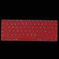 thumbnail image 1 of Thin Impermeable Lavable De De Silicona Fonético Español Película la adaptaciónción Para De rojo shamjiam Funda de silicona para teclado, 1 of 9