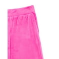 thumbnail image 2 of Athletic Works Girls Plush Velour Wide Leg Pants, Sizes 4-18, 2 of 3