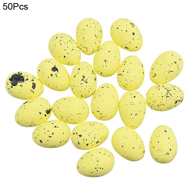 Huevos de Pascua de espuma de 20/50 piezas, decoración feliz de Pascua, huevos de Paloma de pájaro pintados, manualidades DIY, regalo para niños, recuerdo, decoración del hogar, fiesta de Pascua