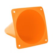 NFTIGB 7.08 inches / 18 cm Soccer Training Cones Set of 6, Orange, Football Barriers Plastic Marker Holder Accessory for Field Drills, Practice and Outdoor Agility Sports