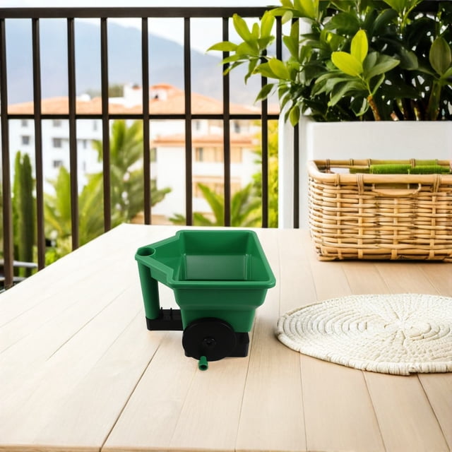 FELTECHELECTR Manual Sembradora Portátil Para Jardín Con Esparcidor Ajustable Y Ergonómico Para Precisa