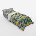 thumbnail image 3 of Ambesonne Tropical Bedding Set 4 Pcs, Exotic Botanical Elements, Queen, Multicolor, 3 of 3