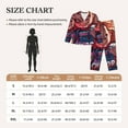 thumbnail image 6 of Lsque Chucky Pattern Long Sleeve Pajama Set for Women - Soft 2-Piece Sleepwear and Loungewear Set with Pockets, Comfy Nightwear, 6 of 8