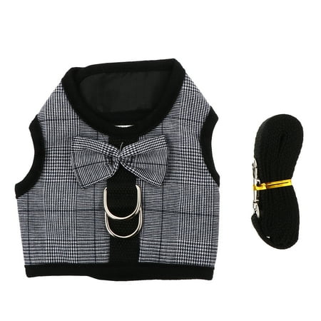 NUOLUX 1 Set Bunny Vest Harness and Leash Creative Rabbit Suit Useful Pet Supplies