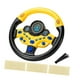 thumbnail image 4 of Volante de juguete para niños, controlador de conducción simulado, volante portátil, juego de coche para niños, juguete con sonido para niños pequeños Amarillo, 4 of 8