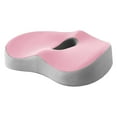 thumbnail image 2 of Medical-Grade Foam Seat Cushion - Orthopedic Support for Hemorrhoid & Coccyx Pain Relief - Universal Fit (Car/Wheelchair/Office) Pink, 2 of 5