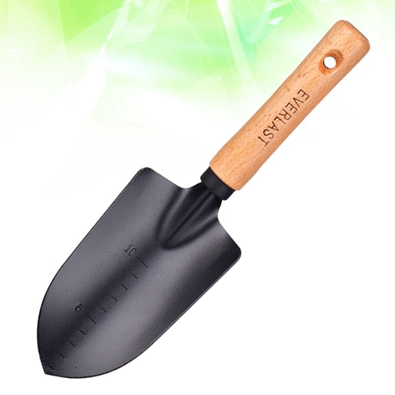 HEMOTON 2 Pcs Gardeners Garden Tools Garden Spade Tools Potted Tools 28x8x3 Black