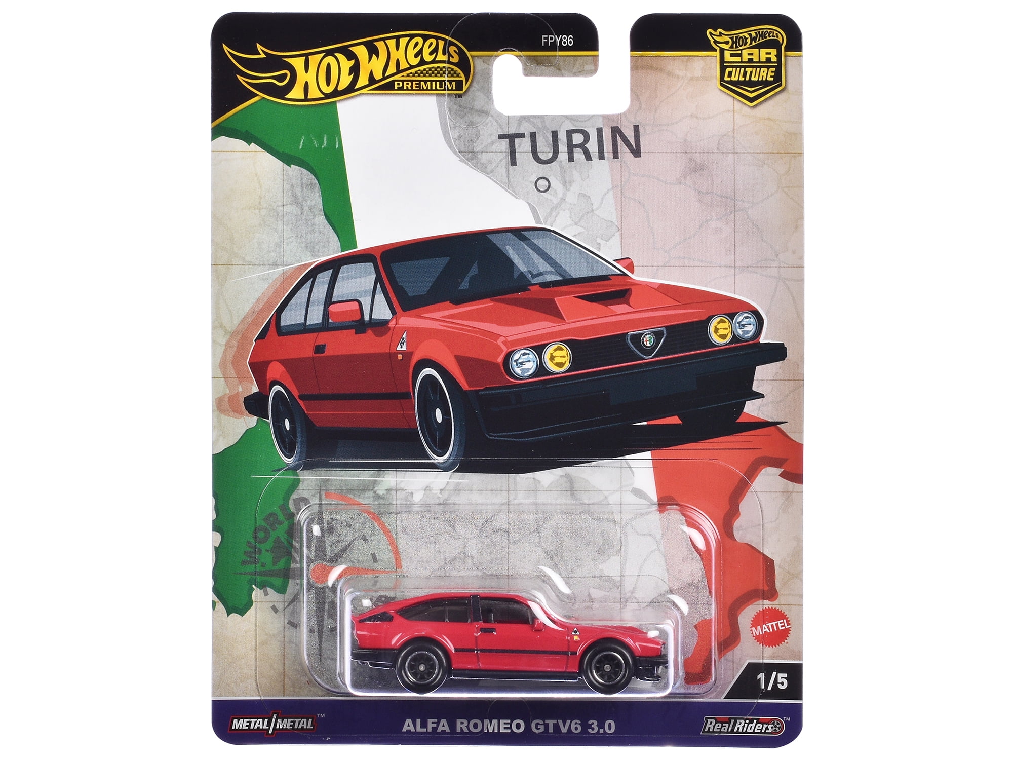 "World Tour" 5 piece Set "Car Culture" 2024 Series A Diecast Model Cars by Hot Wheels