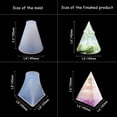 thumbnail image 4 of 52pcs 4 Style Pyramid Molds Kit - Cone Pyramid Trapezoid Resin Silicone Molds with Glitter Accessories - Crafting Tools - Epoxy Casting Molds for Resin Crafts Soap Candle Making, 4 of 9