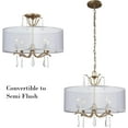 thumbnail image 2 of Minka Lavery Laurel Estate 4-Light Semi-Flush Mount Light in Brio Gold, 2 of 9
