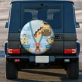 thumbnail image 3 of Kll Giraffe Come Out From Zipper Tire Cover,Universal Wheel Tire Cover For Trailer, Rv, Suv, Truck,Camper And Many Vehicle,(14 Inch), 3 of 7