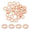 thumbnail image 1 of 75 Pack M5 Flat Washer Copper Washer Sealing Rings, 5mm ID 9mm OD 1mm Thick, 1 of 6