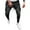 Black, variant on toraway Cargo Pants for Men Black Baggy Mens Fashion Casual Pocket Drawstring Waist Solid Color Slim Toe Jeans Pants S