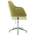 thumbnail image 5 of vidaXL Swivel Dining Chairs 4 pcs Green Fabric, 5 of 5