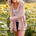 thumbnail image 1 of LOVZFMLL Cardigan pour Femmes Mode Cardigan Décontracté à Manches Poches Solide, 1 of 7