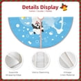 thumbnail image 5 of Bingfone Christmas Tree Skirt Mat Christmas Decoration Interior 30"-Collie In Bathtub, 5 of 8
