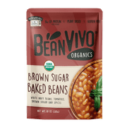 BeanVIVO Organic Brown Sugar Baked Beans, 10 oz. Pouch