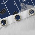 thumbnail image 4 of Castle Fairy Boys Girls Eat Sleep Ice Hockey Black Out Curtains,Ball Gamer Curtains Pack of 2 (42x63 Each),Sport Theme Bedroom Curtains,Luxury Bedroom Decor, 4 of 6