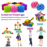 Gears Interlocking Learning Set, Building Kits STEM Construction Toy - 180 Pcs