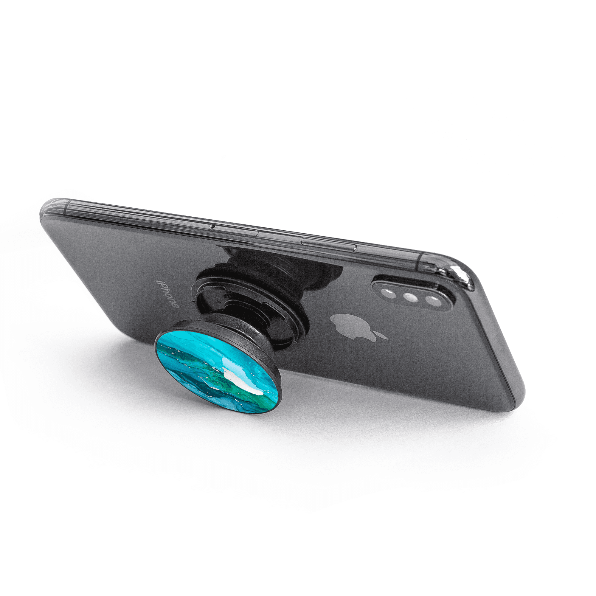 Spinpop Phone Grip - Blue Multi Gold Foil