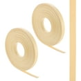 thumbnail image 1 of 2-Rollos de caña de tejido de papel, 21.9 yardas x 0.6 pulgadas, material de caña de ratán de papel de 12 capas [Beige], 1 of 7
