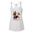 thumbnail image 2 of Wild Bobby, If It's Not a Bassett Hound Its Just a Dog Gift | Womens Dog Lover Premium Tri-Blend Racerback Tank Top, Heather White, Small, 2 of 3